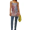 de-held-short-fse Abito midi con spalline in denim con paillettes de-held-short-fse Abito midi con spalline in denim con paillettes