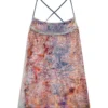 de-held-short-fse Abito midi con spalline in denim con paillettes de-held-short-fse Abito midi con spalline in denim con paillettes