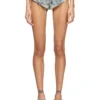 de-jizz-fsh1 Shorts in denim con trama pied-de-poule de-jizz-fsh1 Shorts in denim con trama pied-de-poule