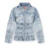 de-katerin-fsh Giacca aderente in denim di cotone e canapa lavorato al laser de-katerin-fsh Giacca aderente in denim di cotone e canapa lavorato al laser