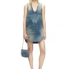 de-laris-dress-s Abito corto in denim marmorizzato de-laris-dress-s Abito corto in denim marmorizzato