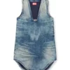de-laris-dress-s Abito corto in denim marmorizzato de-laris-dress-s Abito corto in denim marmorizzato