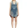 de-laris-dress-s Abito corto in denim marmorizzato de-laris-dress-s Abito corto in denim marmorizzato