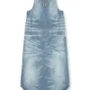 de-lina-s Abito lungo in denim marmorizzato