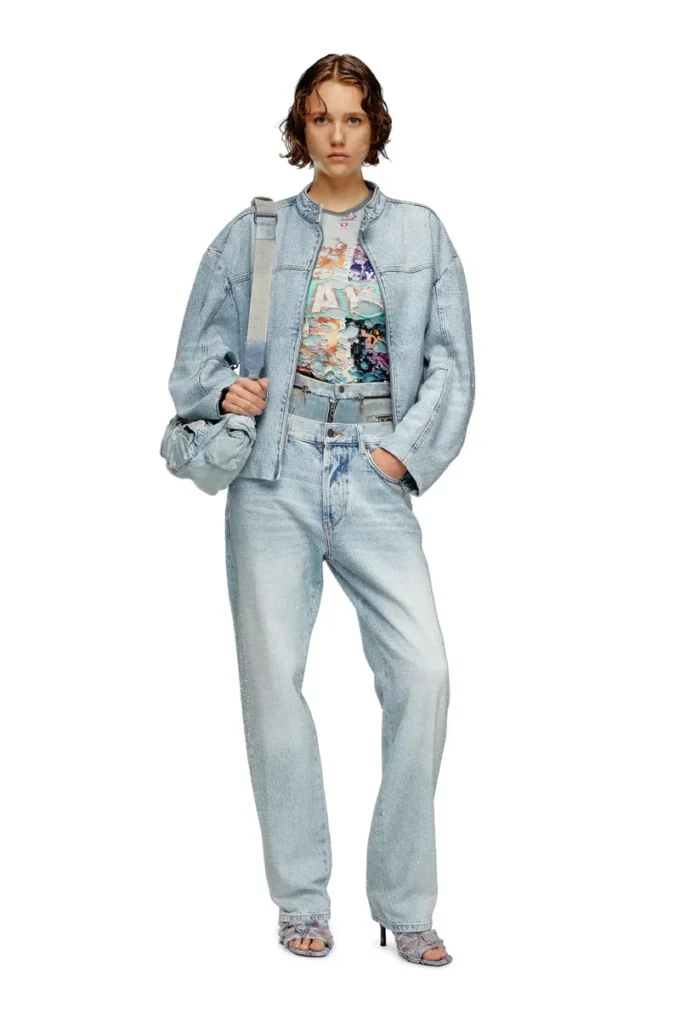 de-marge-fse Giacca oversize in denim cristallo de-marge-fse Giacca oversize in denim cristallo