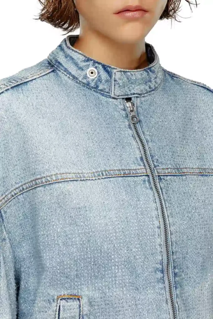 de-marge-fse Giacca oversize in denim cristallo de-marge-fse Giacca oversize in denim cristallo