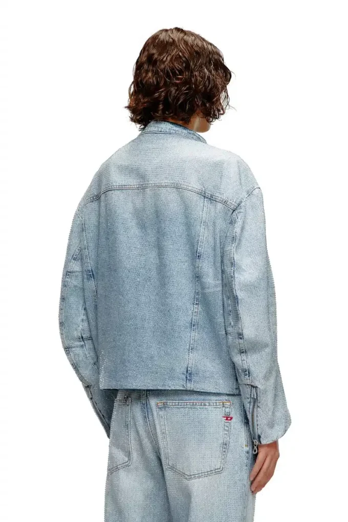 de-marge-fse Giacca oversize in denim cristallo de-marge-fse Giacca oversize in denim cristallo