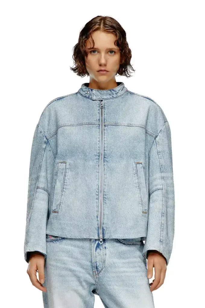 de-marge-fse Giacca oversize in denim cristallo de-marge-fse Giacca oversize in denim cristallo