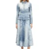 de-masly-fsh Camicia in denim effetto nido d’ape consumato