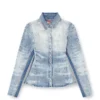 de-masly-fsh Camicia in denim effetto nido d’ape consumato