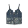 de-mellis-s Top in denim fluido sfumato