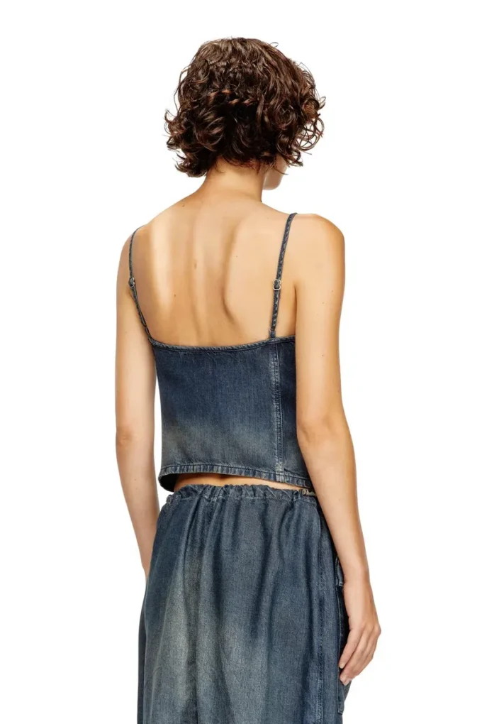 de-mellis-s Top in denim fluido sfumato