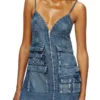 de-melvi-s Abito in denim fluido lavorato al laser de-melvi-s Abito in denim fluido lavorato al laser