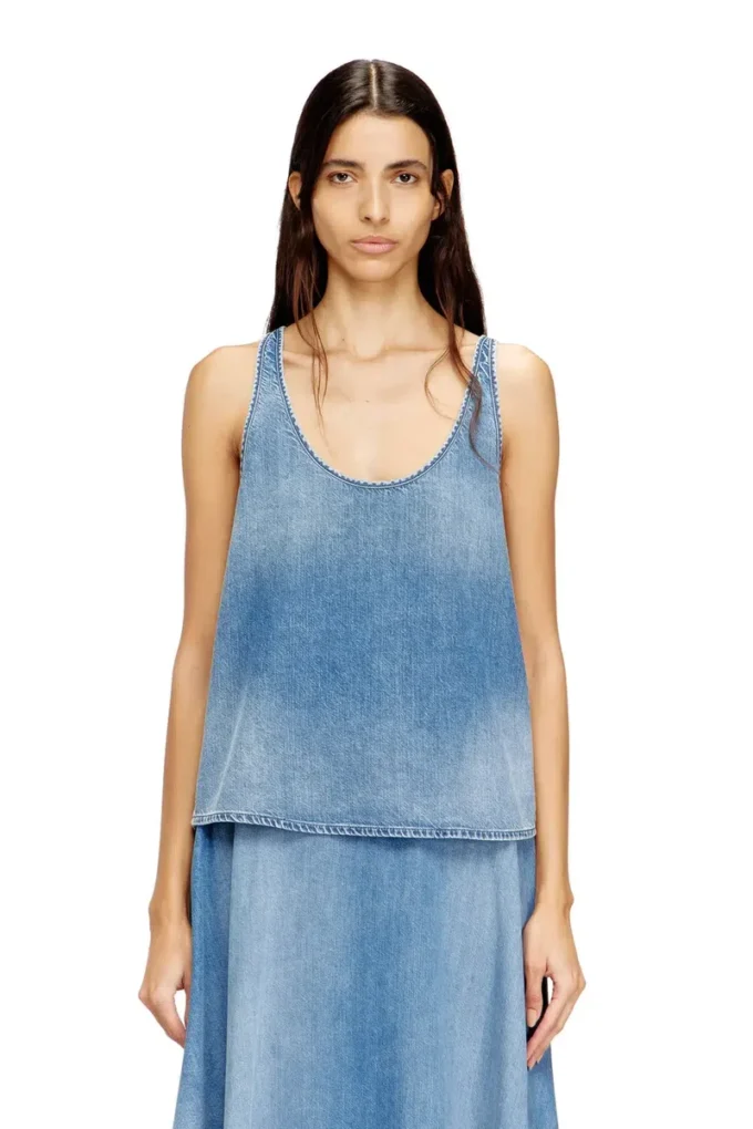 de-misy-s Top in denim leggero stonewashed