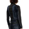 de-morny-s Giacca stile biker in denim bicolore de-morny-s Giacca stile biker in denim bicolore