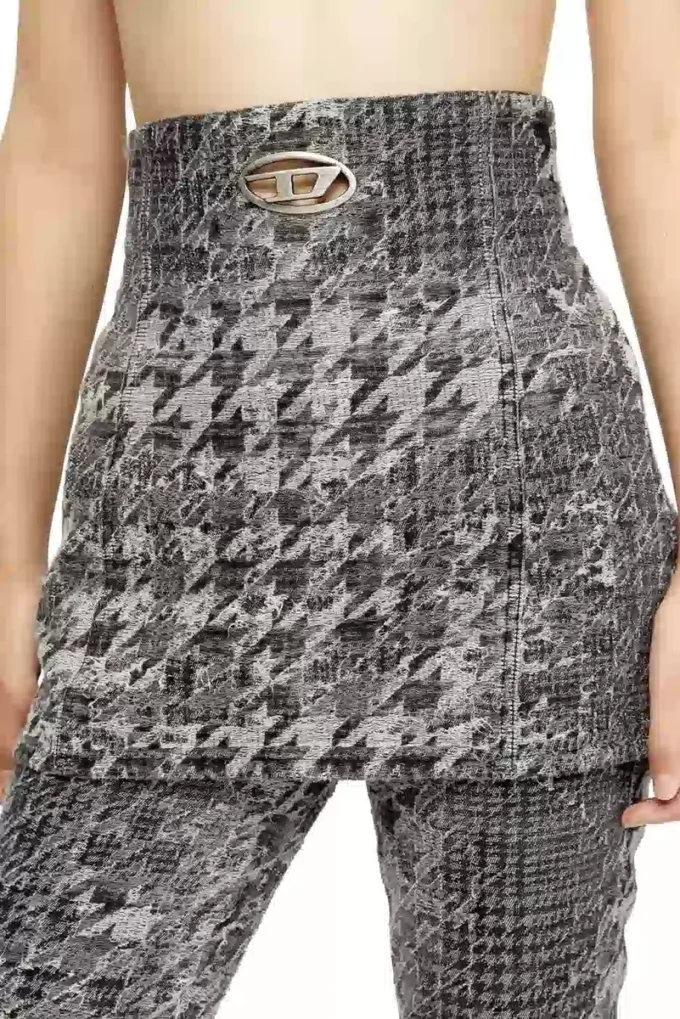 de-orset-fsh1 Basque in denim jacquard Principe di Galles de-orset-fsh1 Basque in denim jacquard Principe di Galles