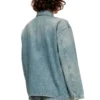 de-priss Top Henley in denim stile utility de-priss Top Henley in denim stile utility