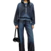 de-sanderz jogg Giacca JoggJeans con collo alto de-sanderz jogg Giacca JoggJeans con collo alto
