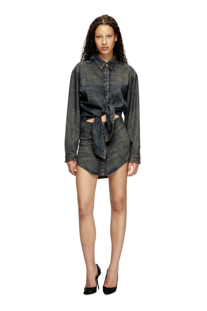 de-susan-s Abito in denim fluido