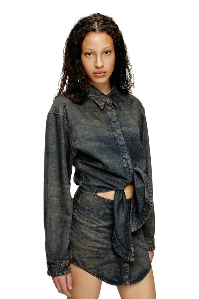 de-susan-s Abito in denim fluido