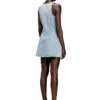 de-sweeney-s1 Abito corto in denim pied-de-poule con cristalli de-sweeney-s1 Abito corto in denim pied-de-poule con cristalli