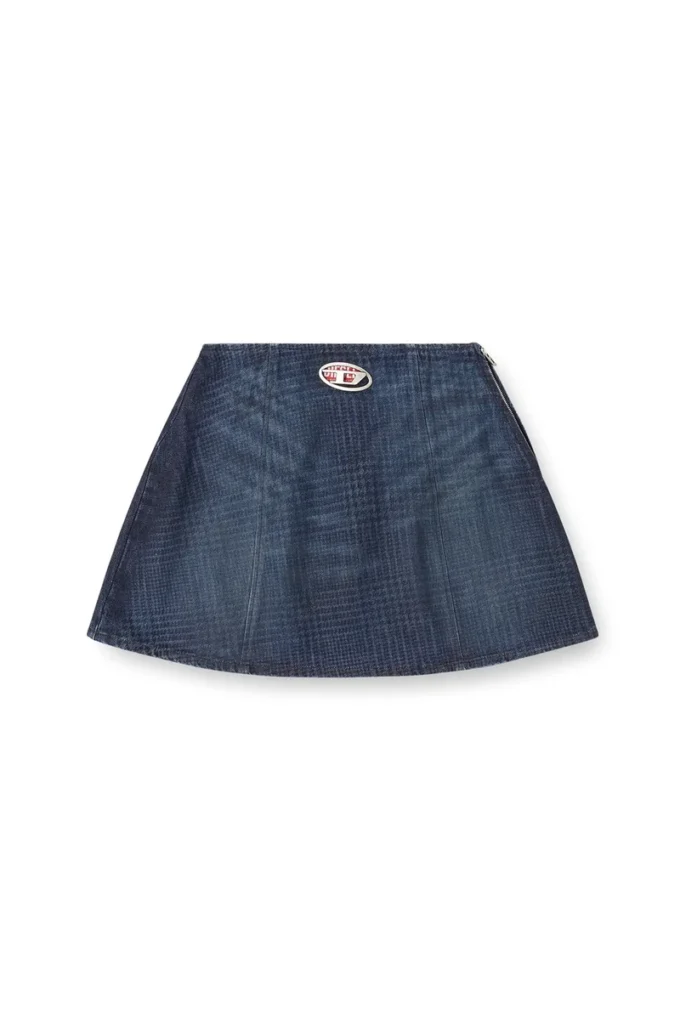 de-sweny-s1 Minigonna in denim Principe di Galles de-sweny-s1 Minigonna in denim Principe di Galles