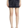 de-ton Minigonna in denim con trama batavia de-ton Minigonna in denim con trama batavia