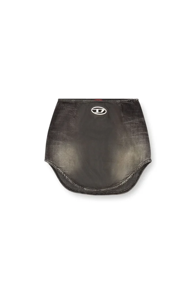 de-vany-s Minigonna in denim con logo Oval D
