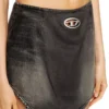 de-vany-s Minigonna in denim con logo Oval D