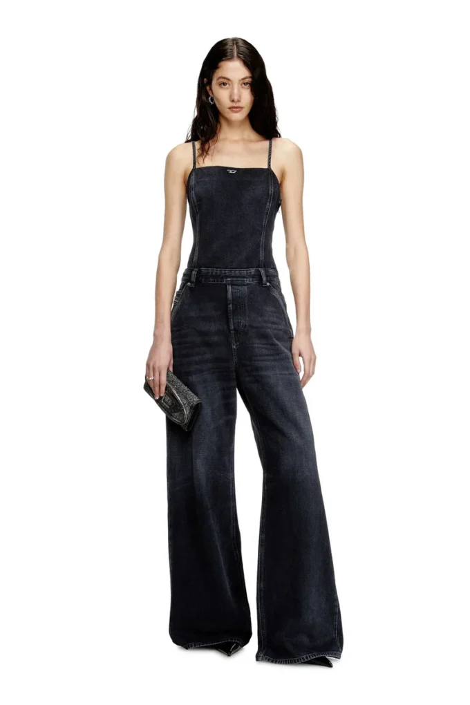 de-vors Tuta con spalline in denim batavia de-vors Tuta con spalline in denim batavia