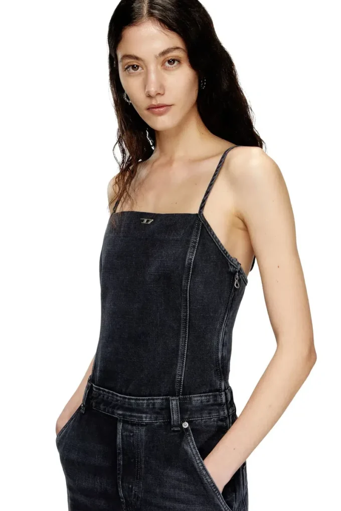 de-vors Tuta con spalline in denim batavia de-vors Tuta con spalline in denim batavia