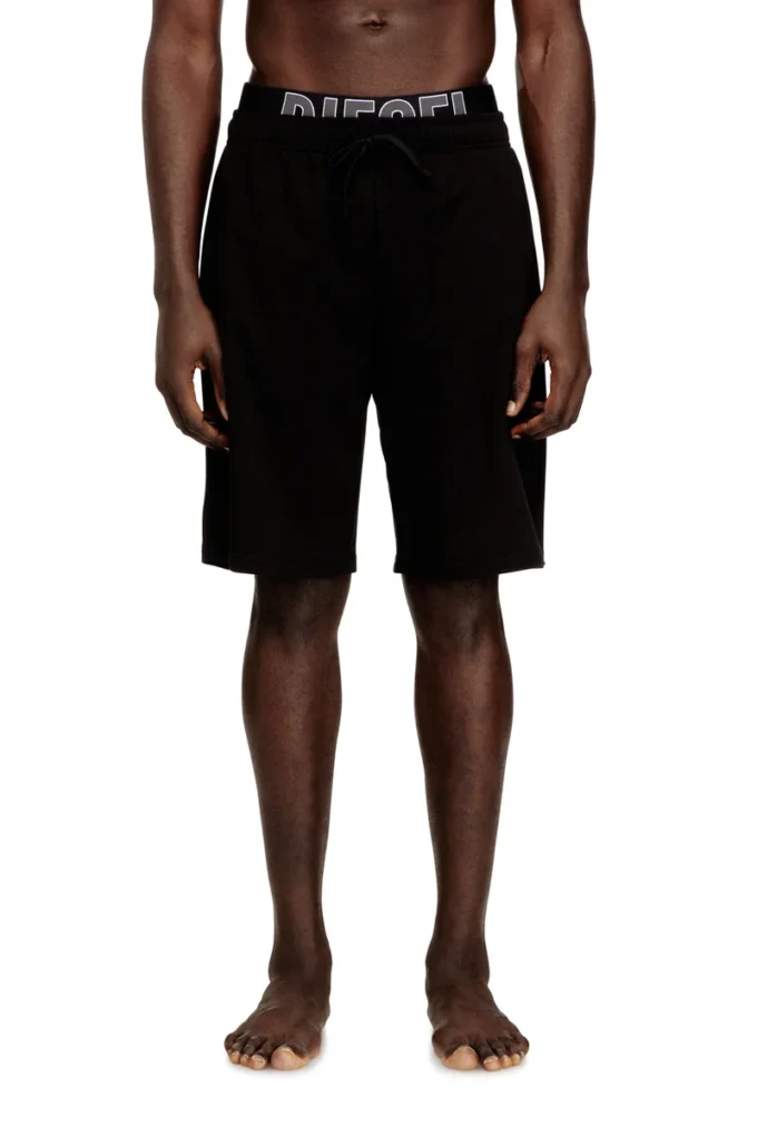 devin-d-pop Pantaloncini lounge in cotone con logo Diesel