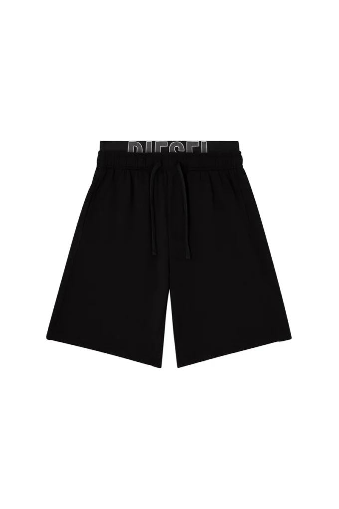 devin-d-pop Pantaloncini lounge in cotone con logo Diesel