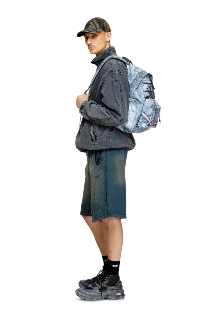 Diesel day pak’r Zaino in denim trompe l’oeil Diesel day pak’r Zaino in denim trompe l’oeil