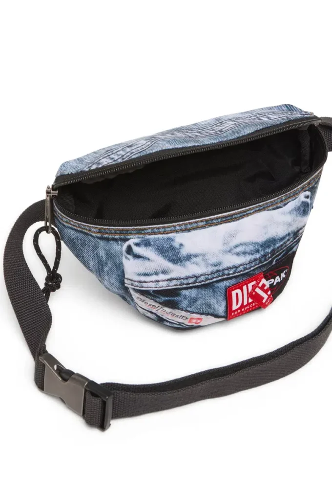 Diesel springer Marsupio in denim trompe l’oeil Diesel springer Marsupio in denim trompe l’oeil