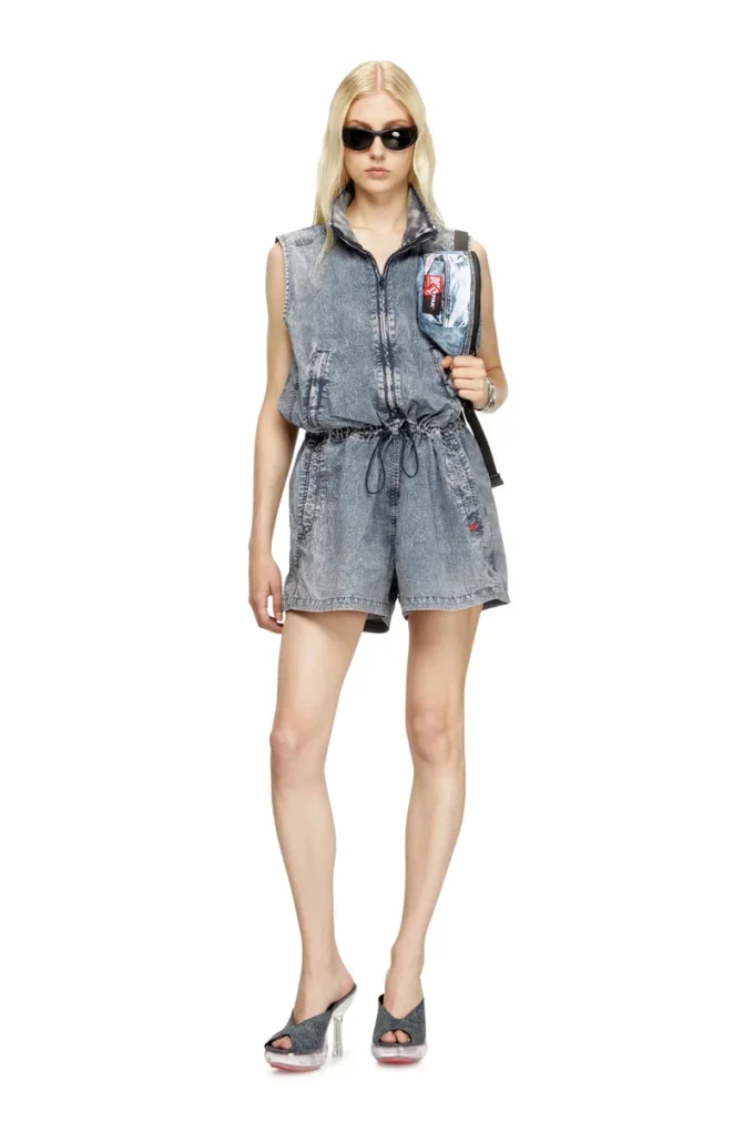 Diesel springer Marsupio in denim trompe l’oeil Diesel springer Marsupio in denim trompe l’oeil