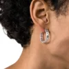dl1361040 gioiello in argento sterling Orecchino a cerchio in argento sterling dl1361040 gioiello in argento sterling Orecchino a cerchio in argento sterling