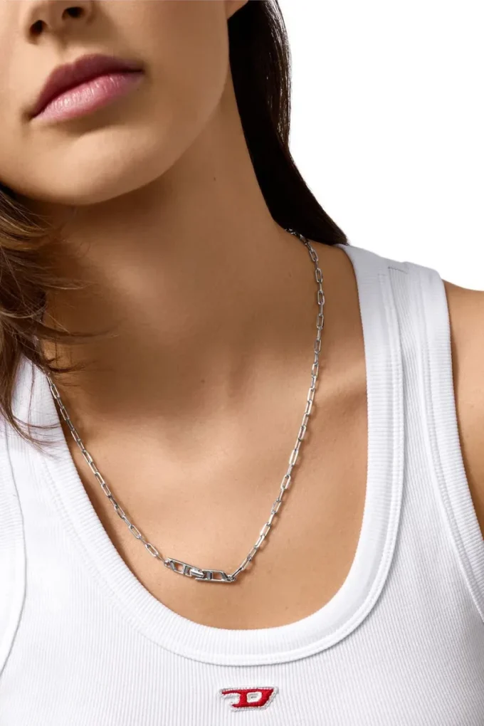 dl1364040 gioiello in argento sterling Collana con catena in argento sterling dl1364040 gioiello in argento sterling Collana con catena in argento sterling