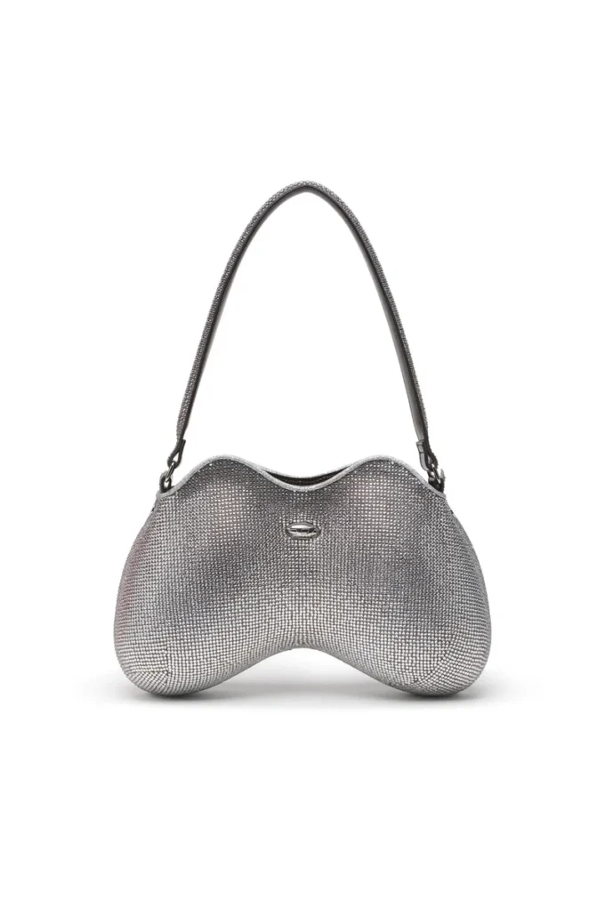 doppia-d-spalla Borsa a tracolla Double-D con cristalli all-over doppia-d-spalla Borsa a tracolla Double-D con cristalli all-over