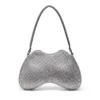 doppia-d-spalla Borsa a tracolla Double-D con cristalli all-over doppia-d-spalla Borsa a tracolla Double-D con cristalli all-over
