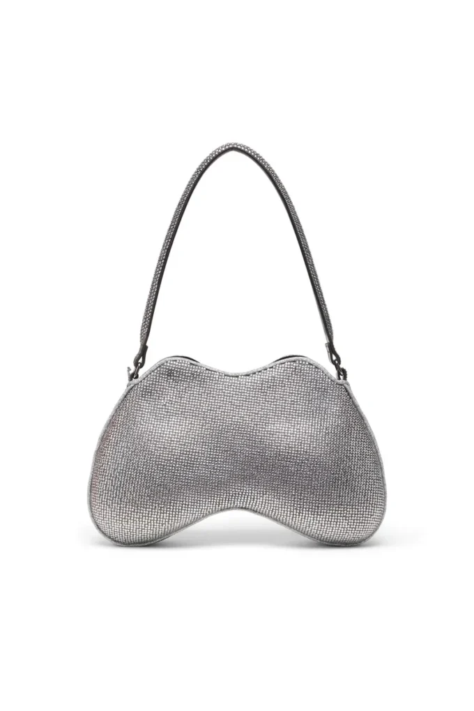 doppia-d-spalla Borsa a tracolla Double-D con cristalli all-over doppia-d-spalla Borsa a tracolla Double-D con cristalli all-over