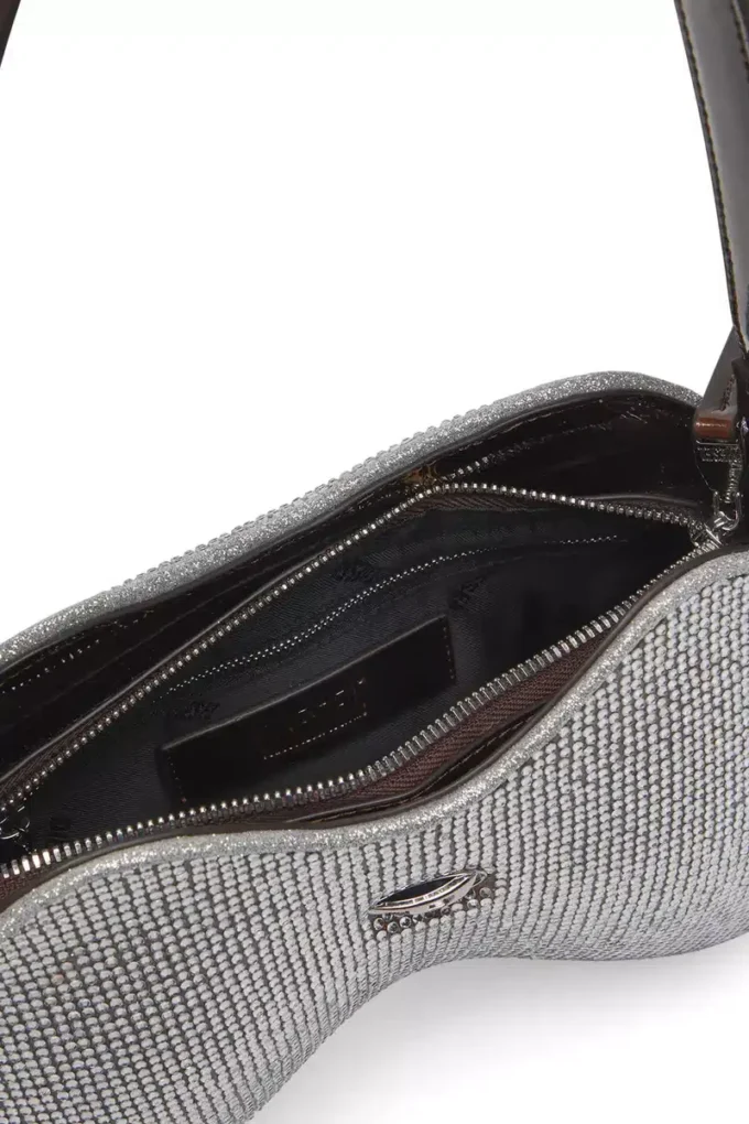 doppia-d-spalla Borsa a tracolla Double-D con cristalli all-over doppia-d-spalla Borsa a tracolla Double-D con cristalli all-over