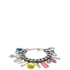 dx1524 gioiello Bracciale con catena e ciondoli in acciaio inossidabile nero dx1524 gioiello Bracciale con catena e ciondoli in acciaio inossidabile nero