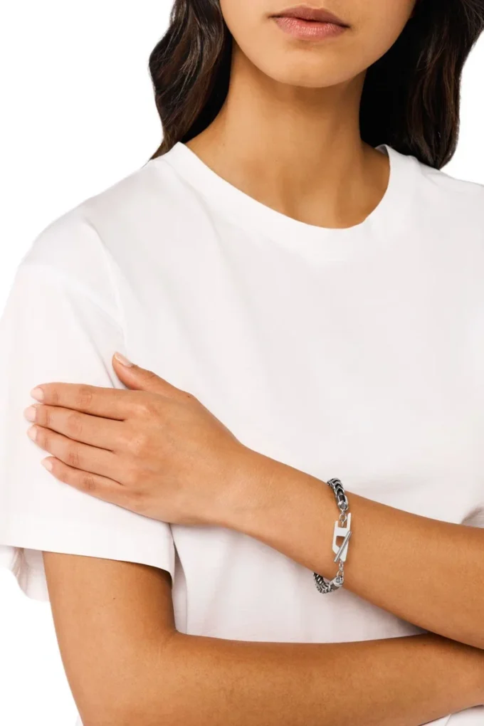 dx1540040 Bracciale con catena intrecciata in acciaio inossidabile dx1540040 Bracciale con catena intrecciata in acciaio inossidabile