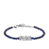 dx1544040 gioiello Bracciale con perline in agata blu dx1544040 gioiello Bracciale con perline in agata blu