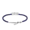 dx1544040 gioiello Bracciale con perline in agata blu dx1544040 gioiello Bracciale con perline in agata blu