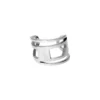 dx1548040 gioiello Anello con fascia in acciaio inossidabile