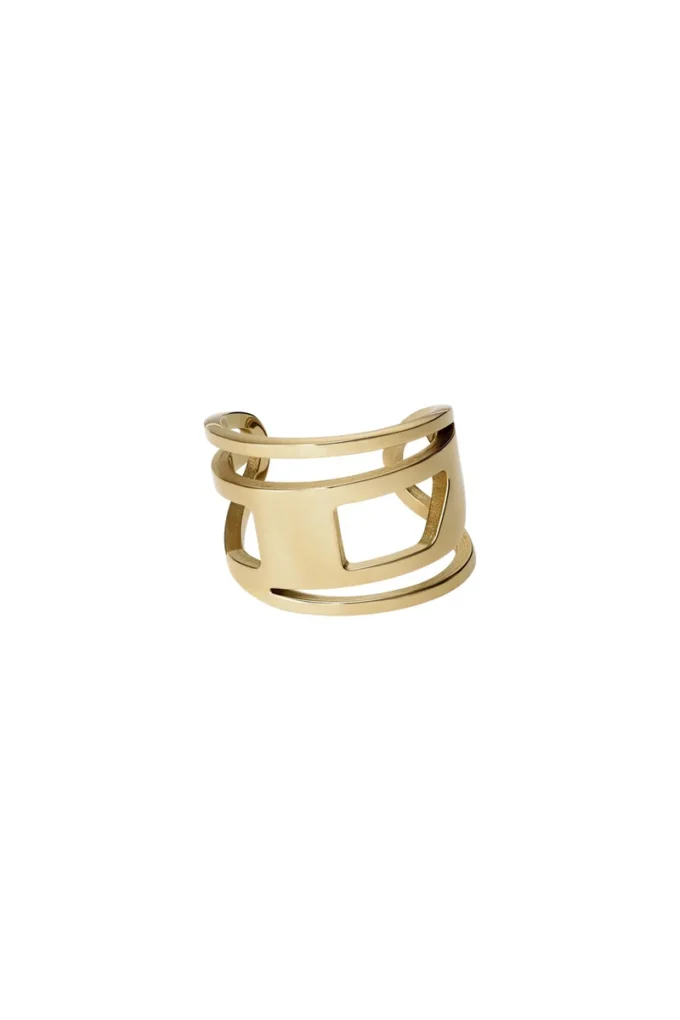 dx1569710 gioiello Anello con fascia in acciaio inossidabile color oro dx1569710 gioiello Anello con fascia in acciaio inossidabile color oro