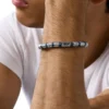 dx1572931 gioiello Bracciale con perline in ematite dx1572931 gioiello Bracciale con perline in ematite