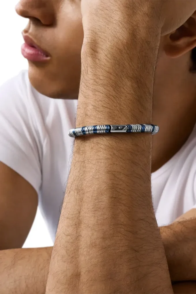 dx1572931 gioiello Bracciale con perline in ematite dx1572931 gioiello Bracciale con perline in ematite